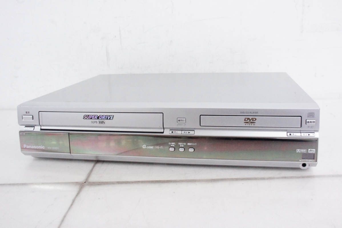美品⭐︎Panasonic NV-VHD1 DVDプレーヤー一体型Hi-Fiビデオ Amazon | Panasonic パナソニック NV-VHD1 DVDプレーヤー一体型G