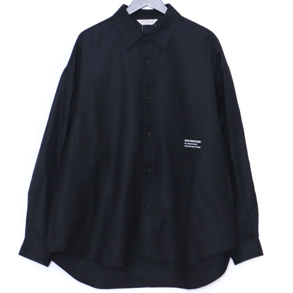 COOTIE CA/W Flannel L/S Shirt Mサイズ ブラック CTE-23A405