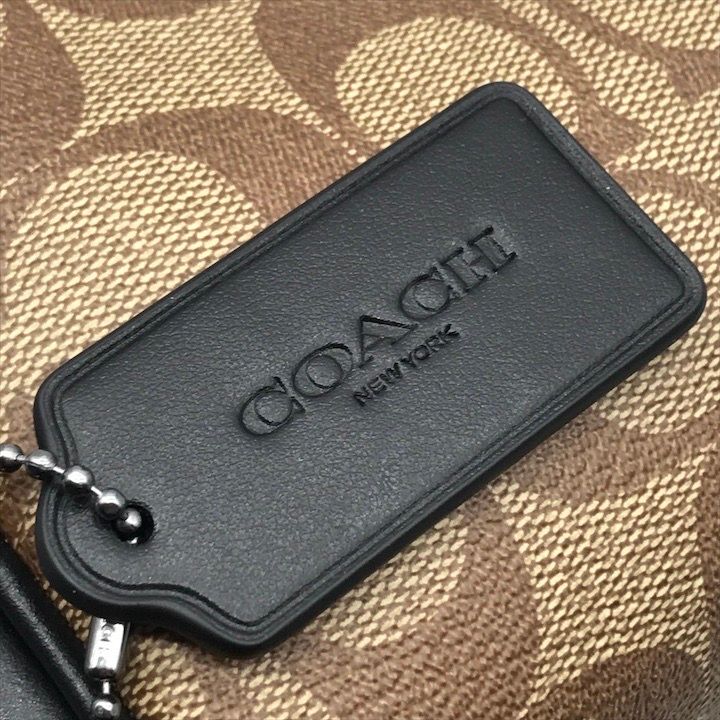 COACH レザークラッチバッグ コーチ ハンド セカンド 黒 5225 極美品本物コーチCOACH本革レザーハンドクラッチバッグセカンド