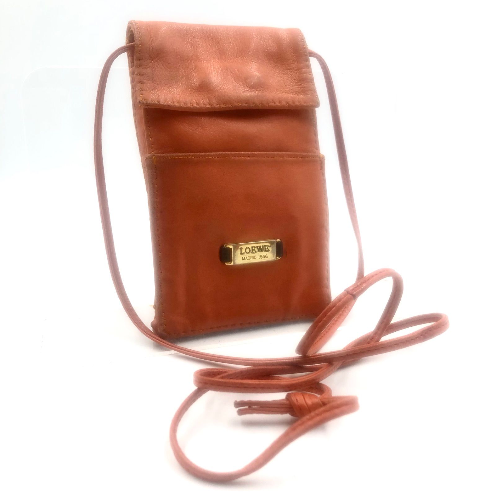 LOEWE ロエベ アナグラム型押し ポシェット ショルダーバッグ