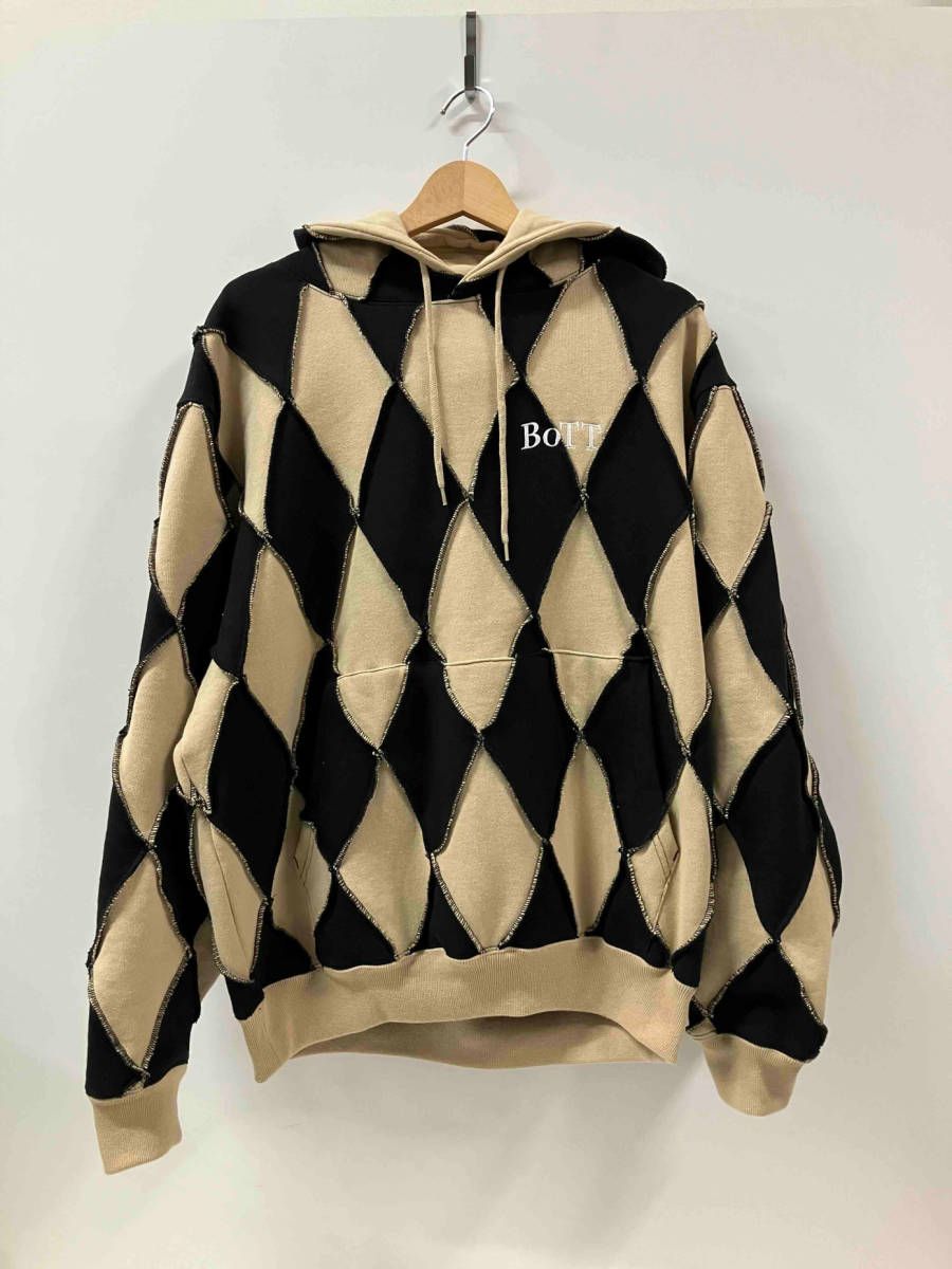 BOTT ボット パーカー 23AW パッチワークフーディー サイズL - メルカリ 