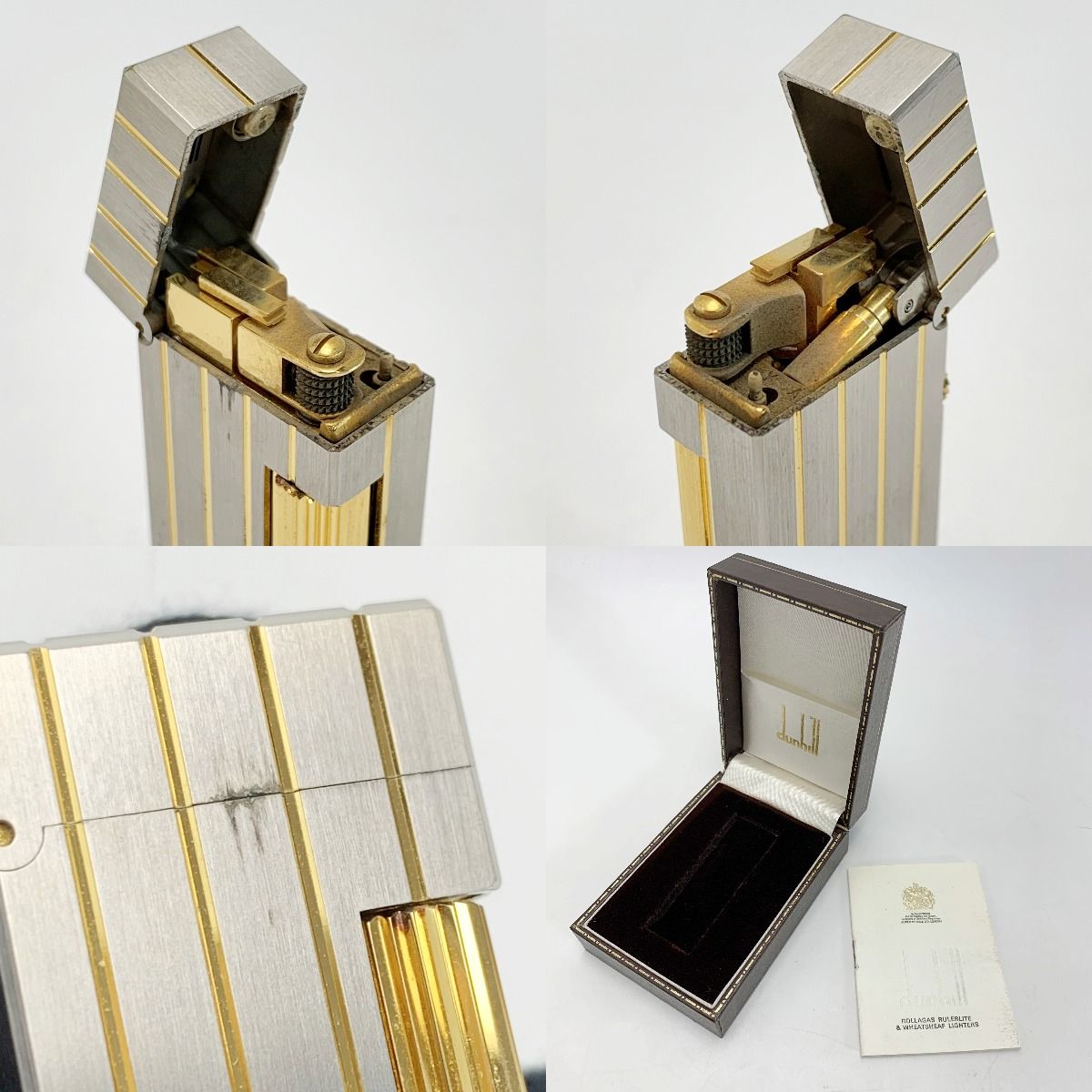 dunhill ダンヒル ローラー ガスライター ロゴ dunhill ダンヒル 