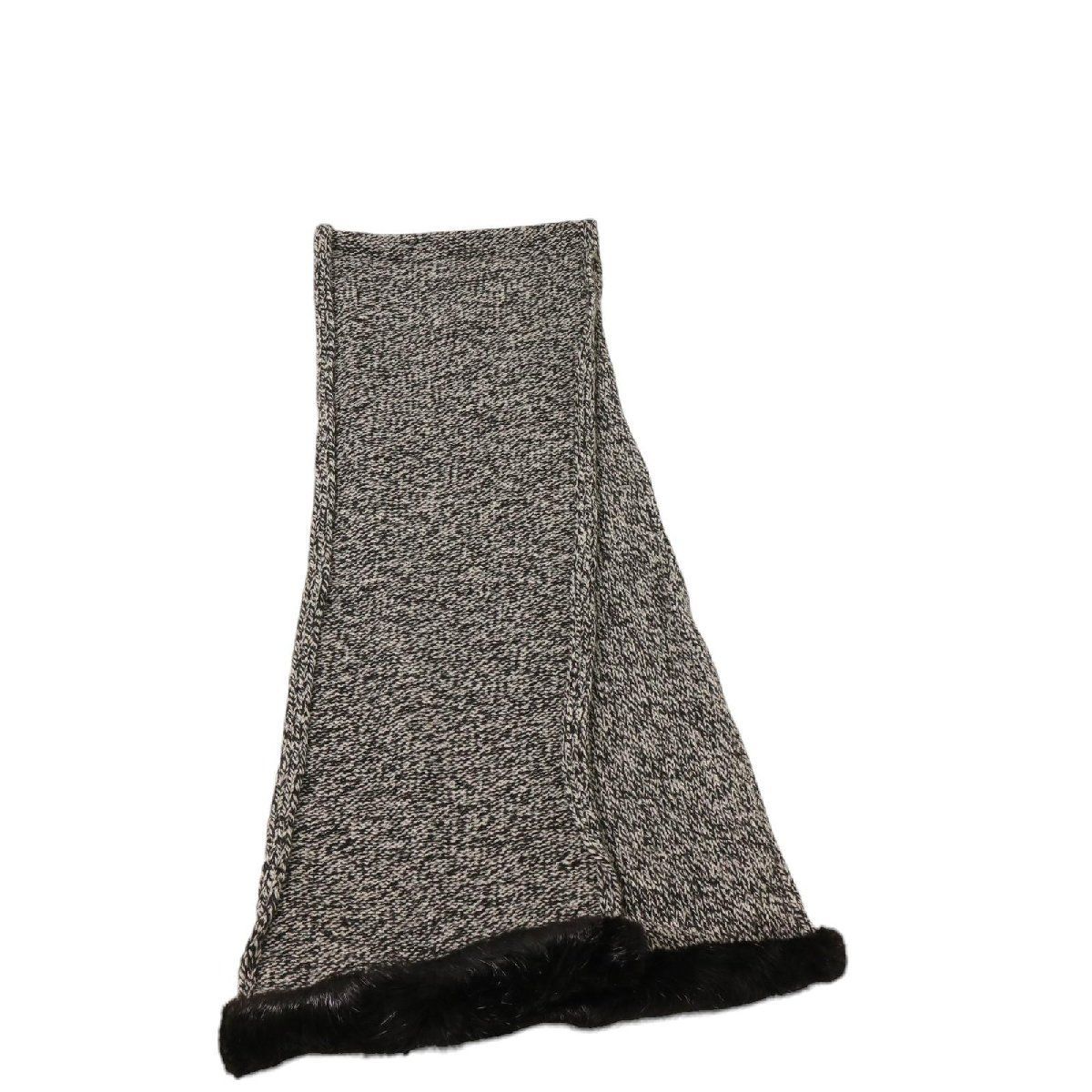 MONCLER モンクレール ファー付 マフラー - メルカリ