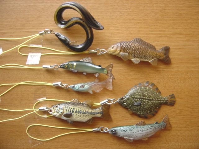 ♯Fzi21Kb原色淡水魚ストラップシークレット入フルコンプ全12種