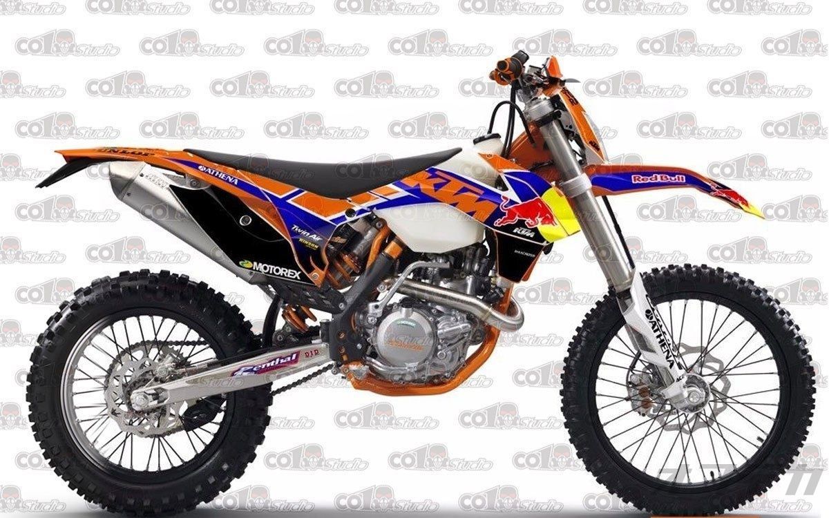 2014-2016 KTM EXC EXCF XCW XCFW デカール ステッカー フルグラフィック co8 ※デザイン決定後30日以内に発送 -  メルカリ