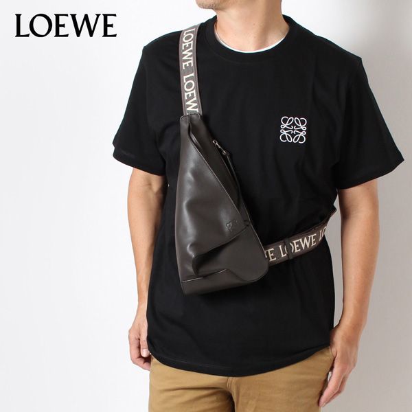 24SSモデル ロエベ LOEWE  メンズ ANTON SLING アントン スリング ボディバッグ【DARK GREY】 B511A09X10  1220/【2024SS】m-bag