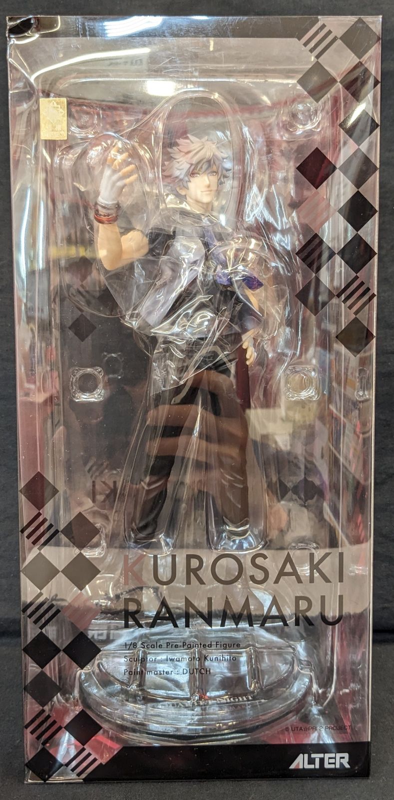 黒崎蘭丸 フィギュア 未開封品☆黒崎蘭丸スケールフィギュア