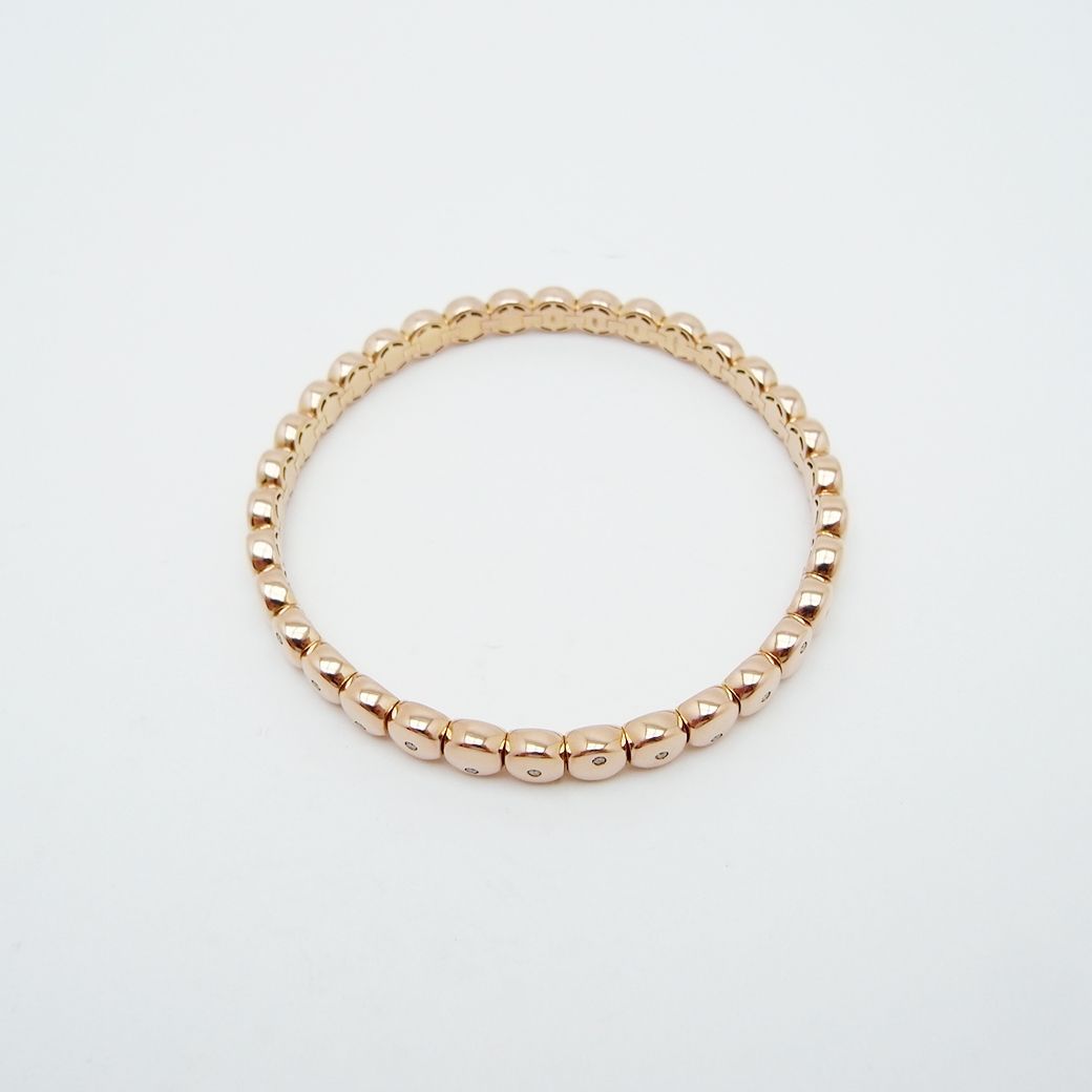 〖美品〗10Kダイヤモンドバングル ケイテン EZコレクション ダイヤモンド バングル 0.28ct 約18.5
