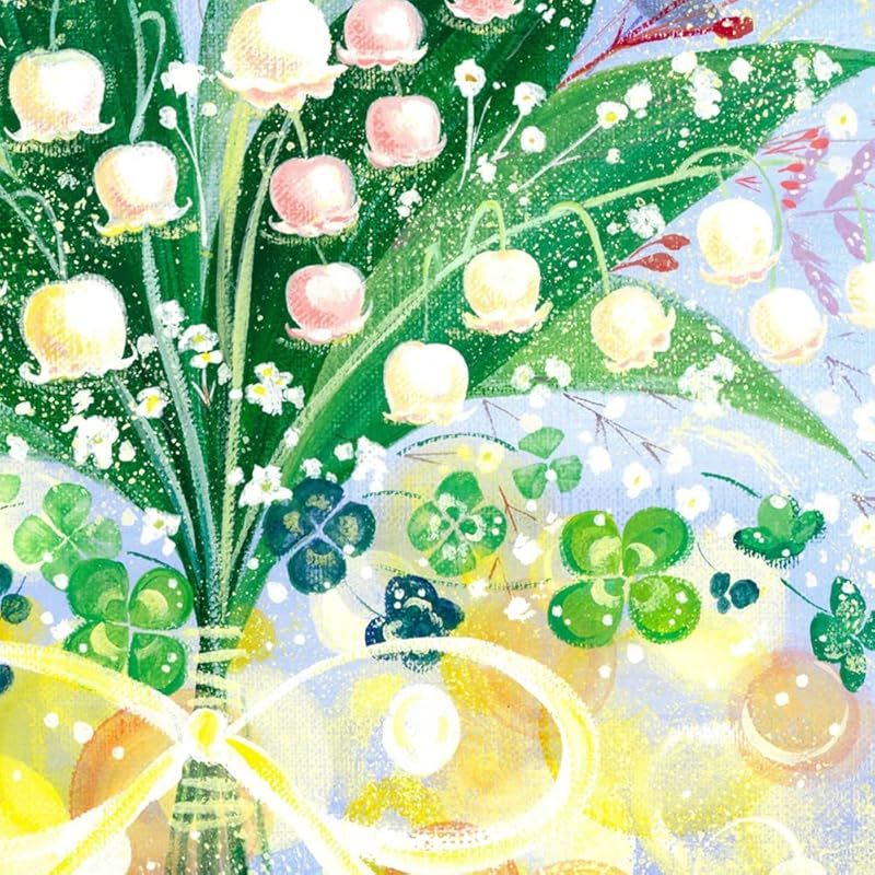 玄関に飾る絵 ブーケ
