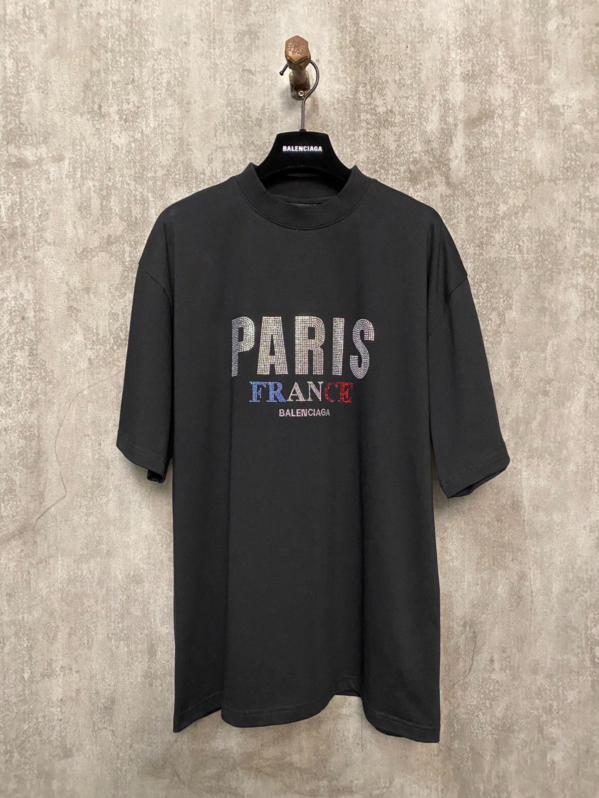 Balenciaga ファッション ゆったり ロゴ 半袖 tシャツ 男女兼用