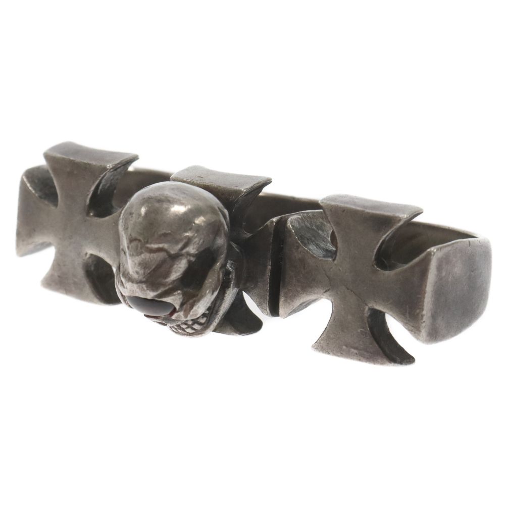 STOP LIGHT (ストップライト) Triple Iron Skull Ring 三連