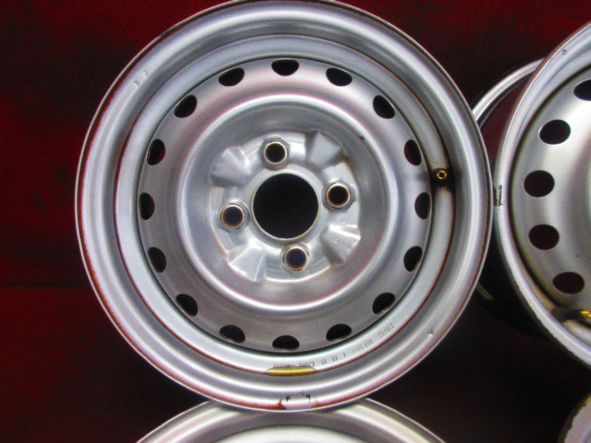 スチール ホイール 4本 日産 ADバン NV150 Y12 純正 13×5J 4穴100 +40 