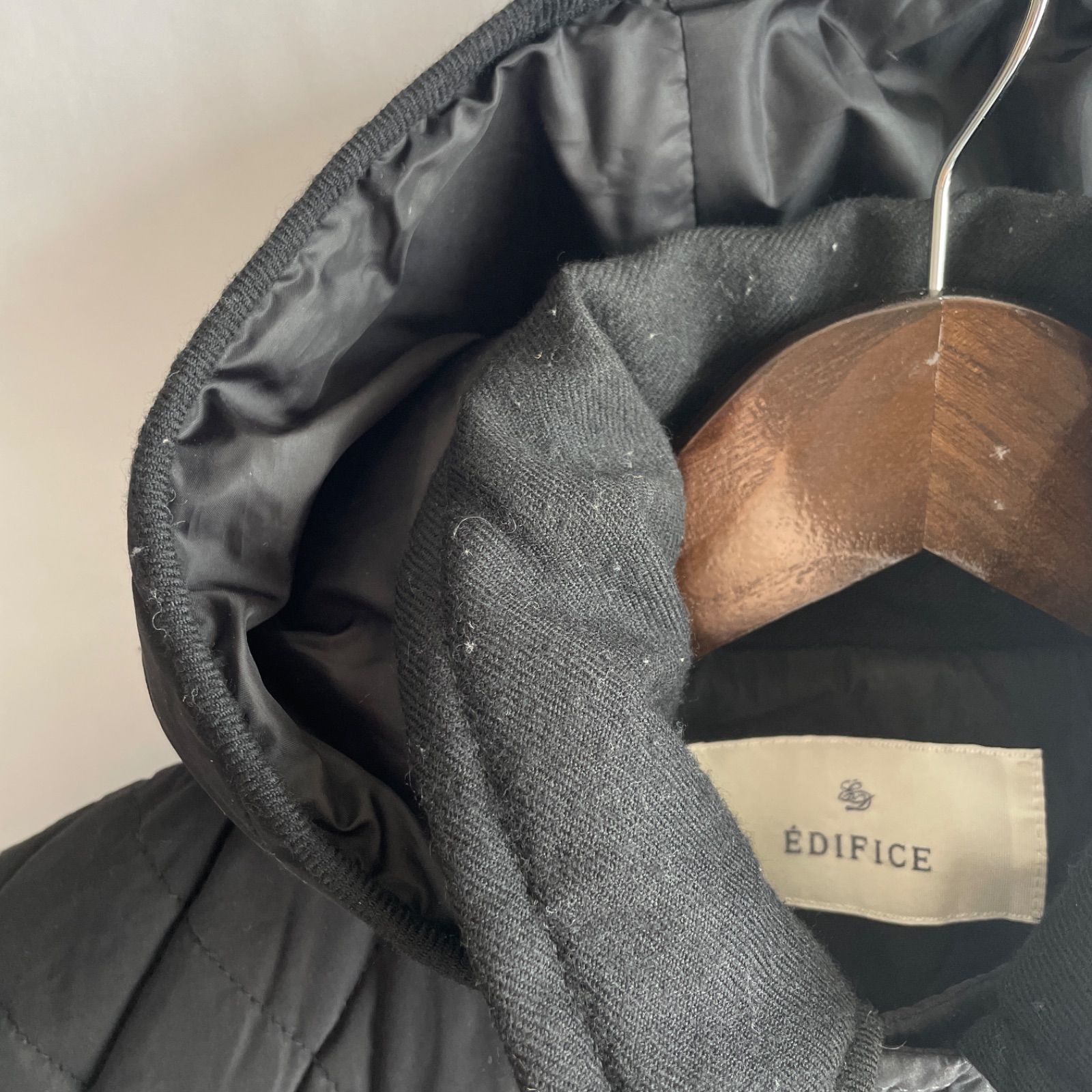美品】EDIFICE エディフィス メンズ キルティングジャケット 