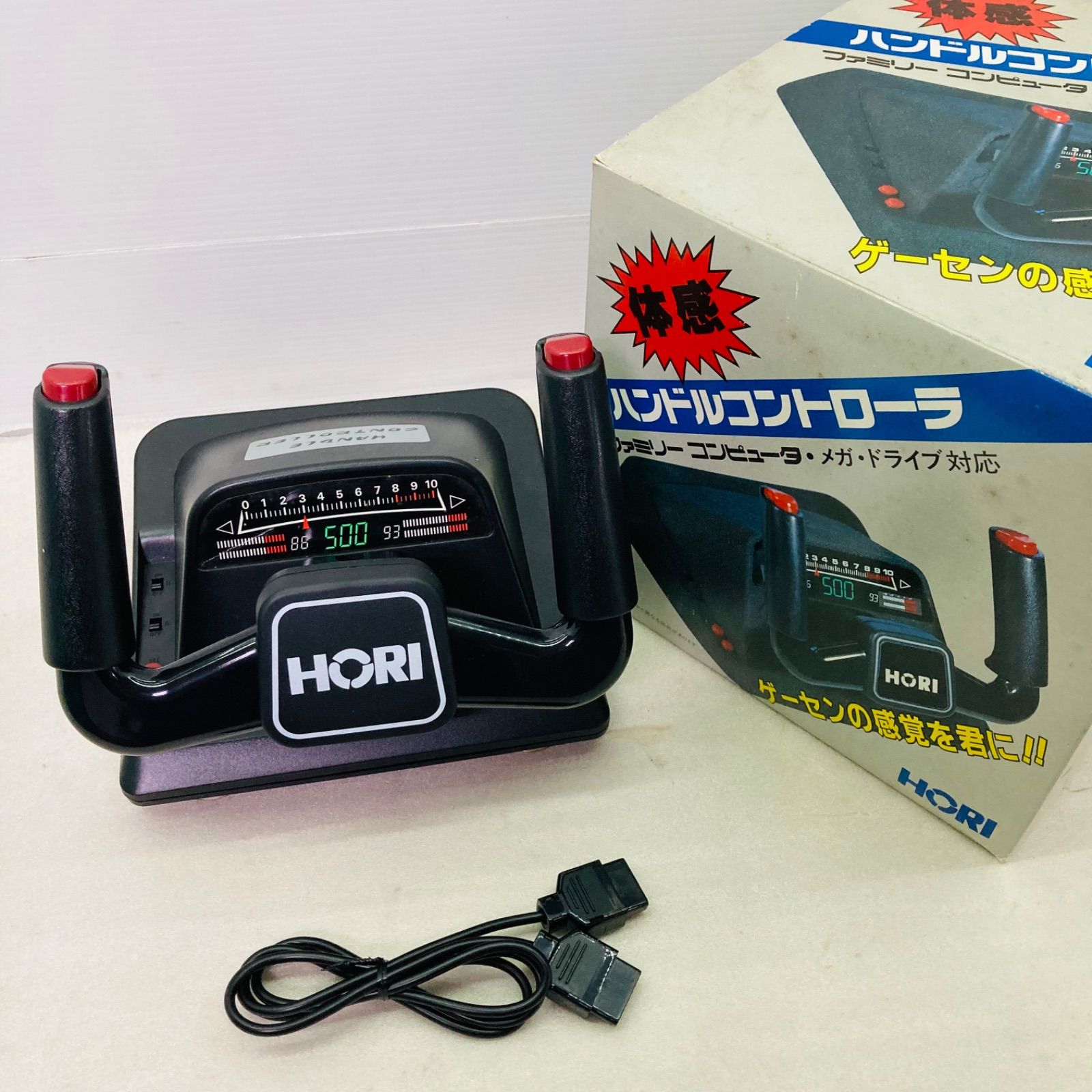 ♥保管品 HORI ファミコン メガドライブ 対応 ハンドルコントローラ HJ-15 AG11