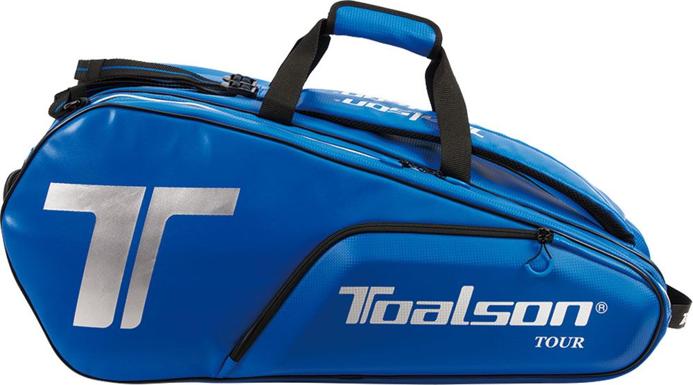 トアルソン Toalson テニス ツアーバッグ ブルー ラケットバッグ 収納