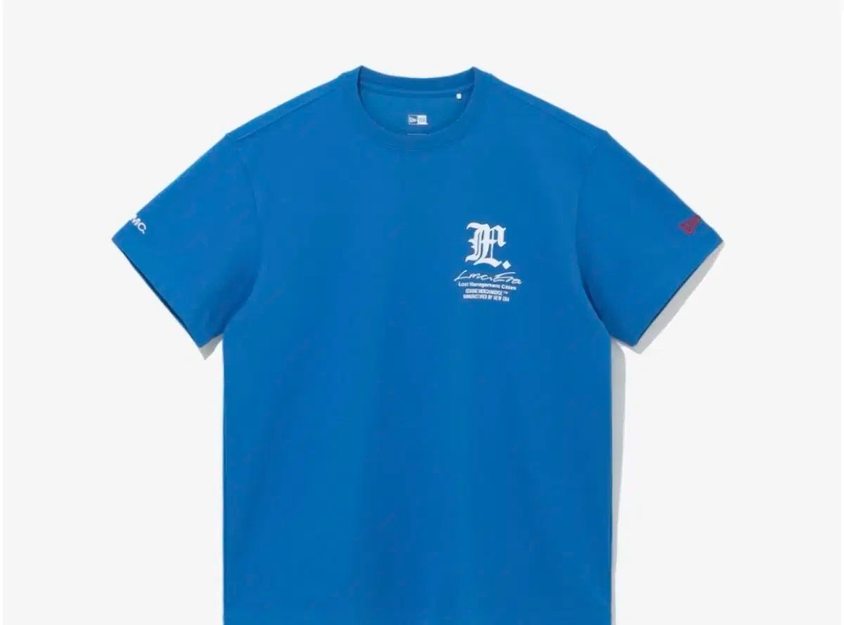 NEW ERA ニューエラ X LMC オートグラフボール Tシャツ 海洋 青 XXL