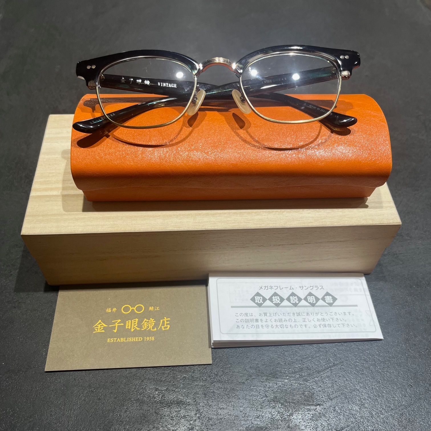 未使用に近い　金子眼鏡 ブラウン 金子眼鏡 KO-016 KANEKO OPTICAL ブラウン柄 - メルカリ