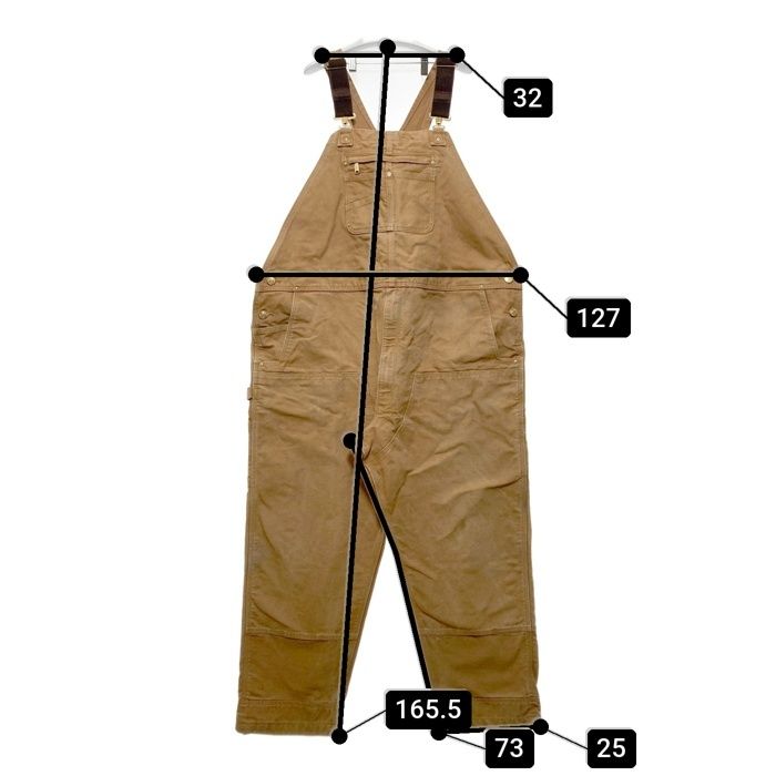☆Carhartt カーハート ダック地 ダブルニーオーバーオール