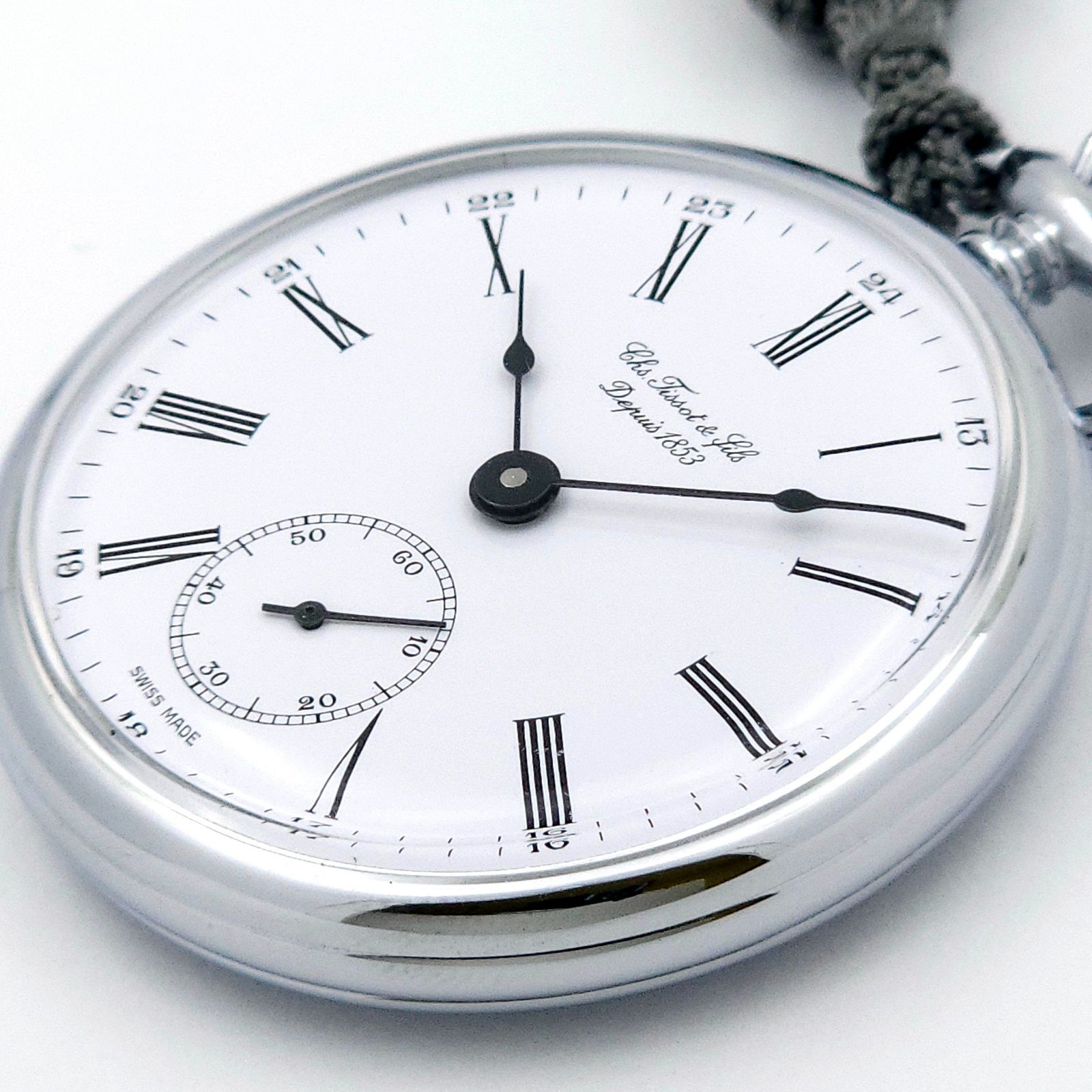 TISSOT ティソ 手巻 懐中時計 動作品 スモセコ - メルカリ