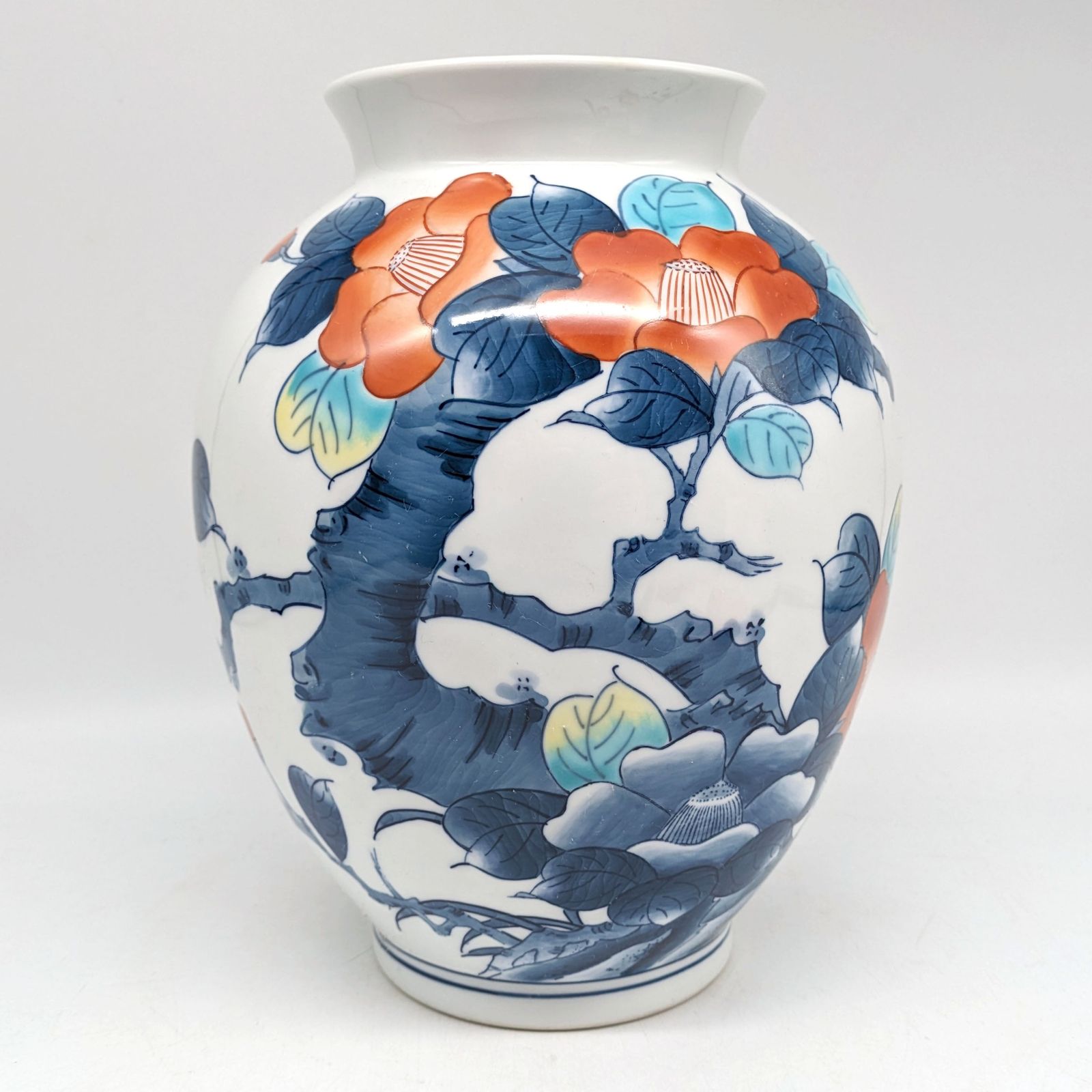 伊万里焼・鍋島焼・青山窯・花瓶・花器・フラワーべース・No.240120-07