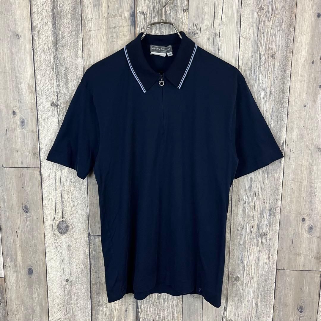 Salvatore Ferragamo フェラガモ 半袖 ポロシャツ M
