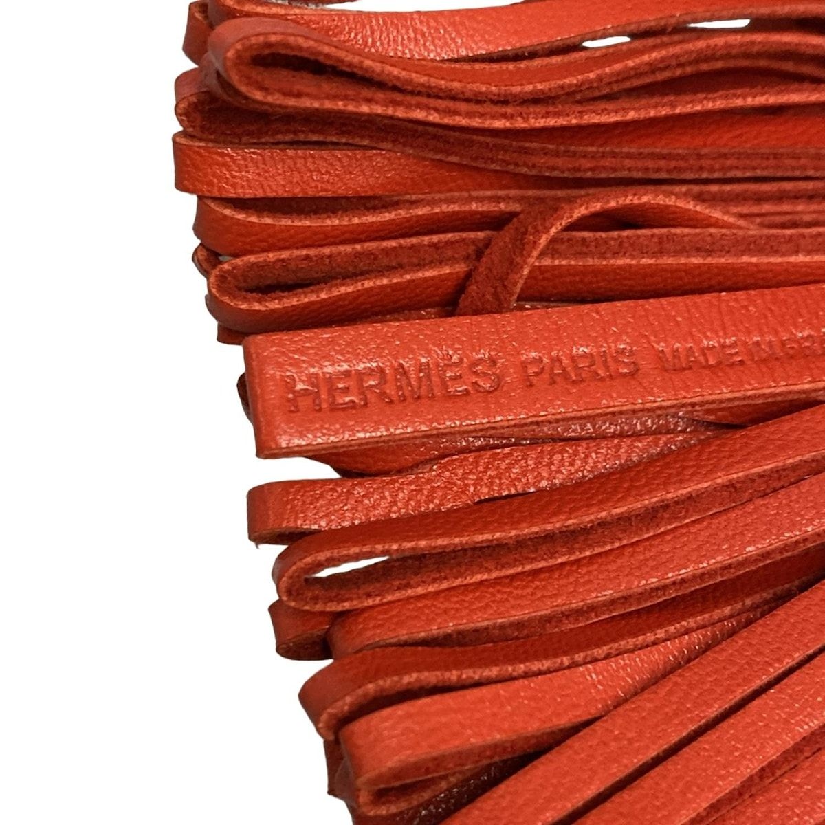 HERMES(エルメス) キーホルダー(チャーム) カルメン レッド