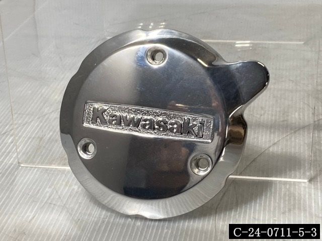 KAWASAKI Z250FT ジェネレーターカバー バレル研磨仕上げ KZ250A カワサキ FT Z400FX 当時物 (C-24-0711-5-3)