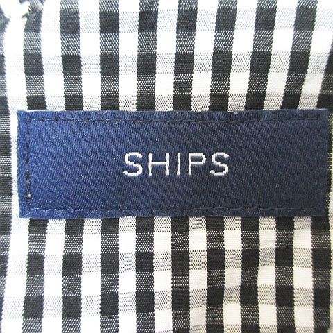 シップス SHIPS ギンガムチェック柄 半袖 カットソー ブラウス
