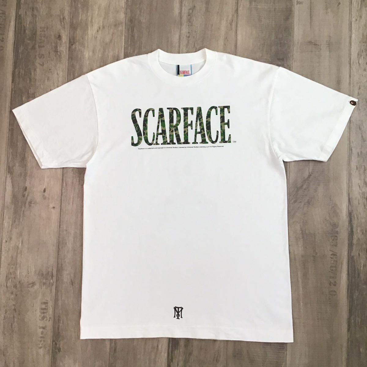 ☆激レア☆ BAPE × Scarface Tシャツ Lサイズ ABC camo green 
