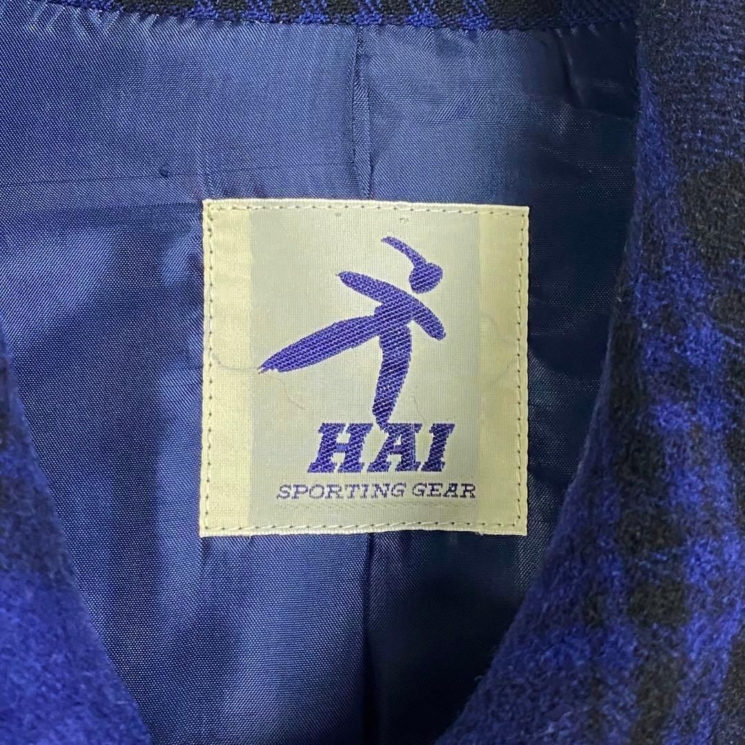 HAI SPORTING GEAR イッセイミヤケ チェック ウール ジャケット