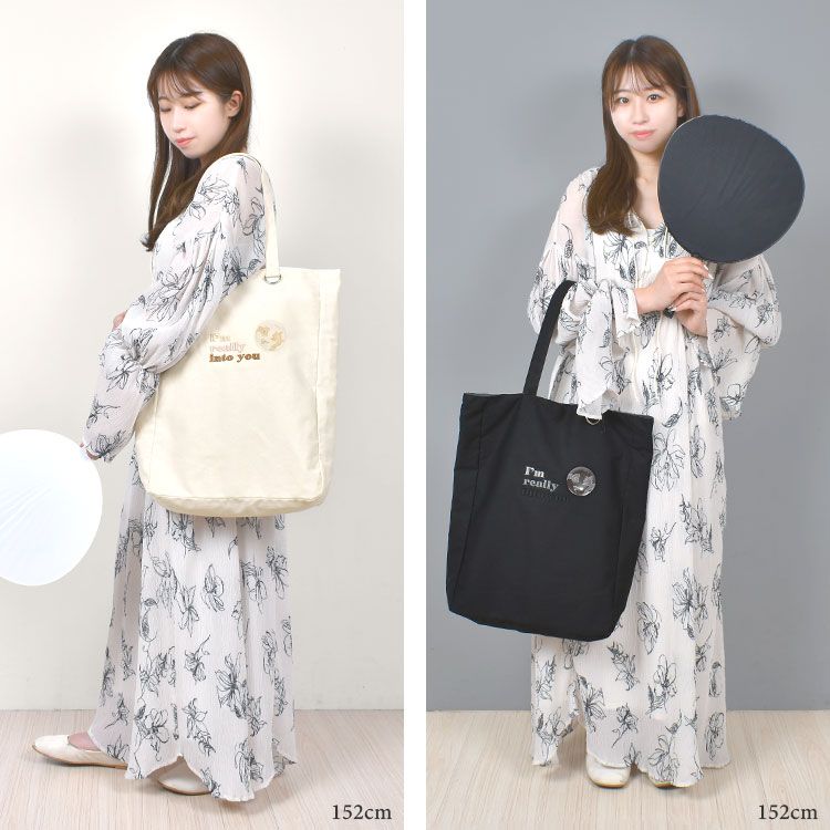 推し活 トートバッグ うちわが入る 多収納 マチ広 トムとジェリー