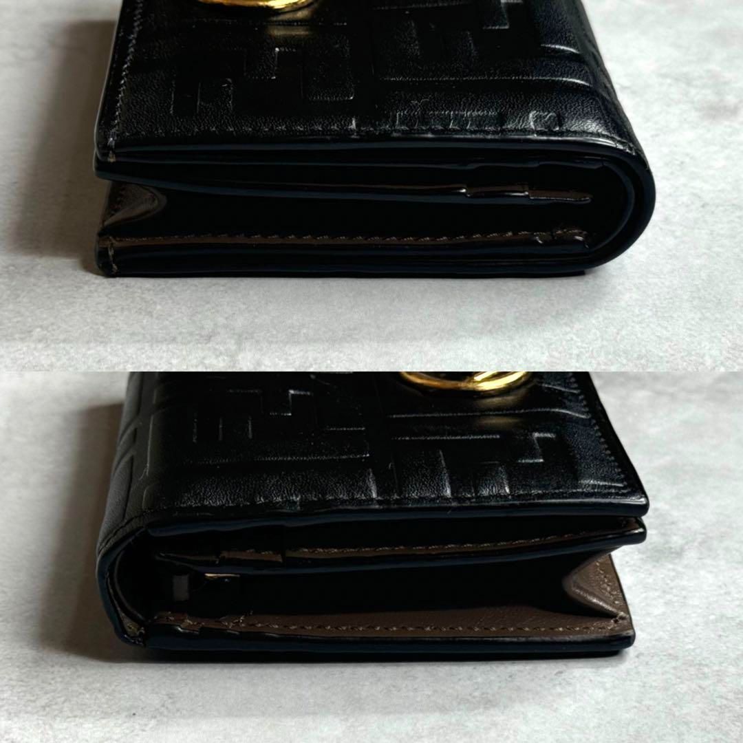 ≫希少品≪ / FENDI フェンディ エフイズエンボスコンパクトウォレット ≫希少品≪ / FENDI フェンディ エフイズエンボスコンパクト
