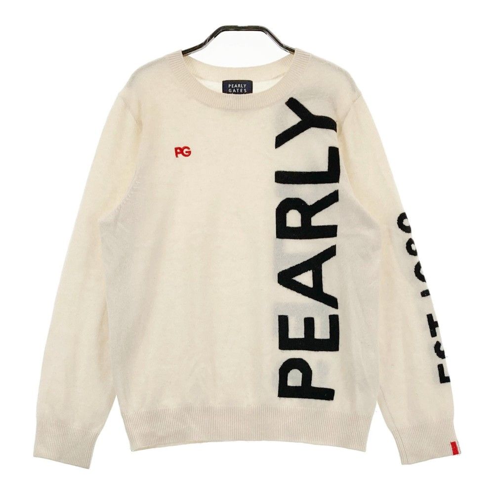 サイズ：1 PEARLY GATES パーリーゲイツ カシミヤ 長袖ニットセーター 