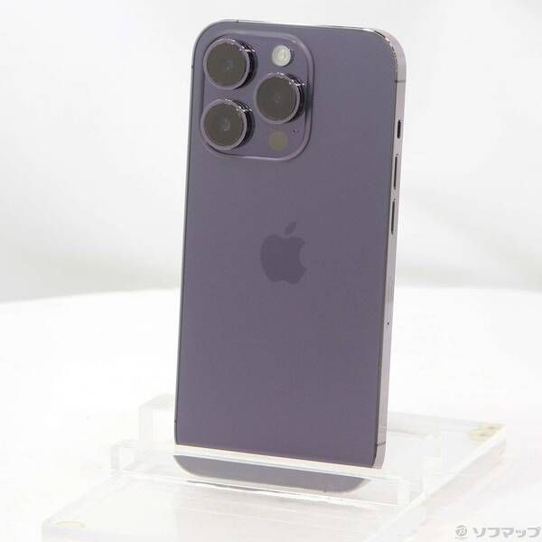 中古品〕 iPhone14 Pro 256GB ディープパープル MQ1E3J／A SIM