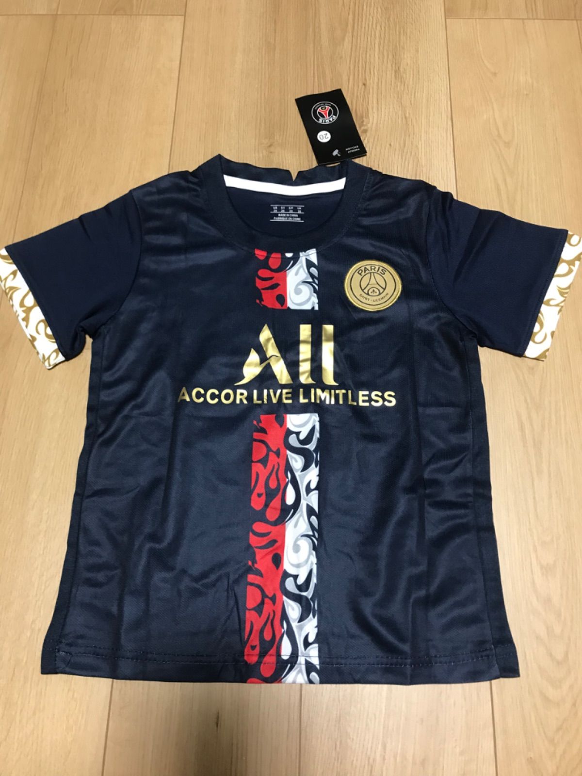 140cmパリサンジェルマン22記念モデル ネイマール子供サッカーユニフォーム メルカリShops