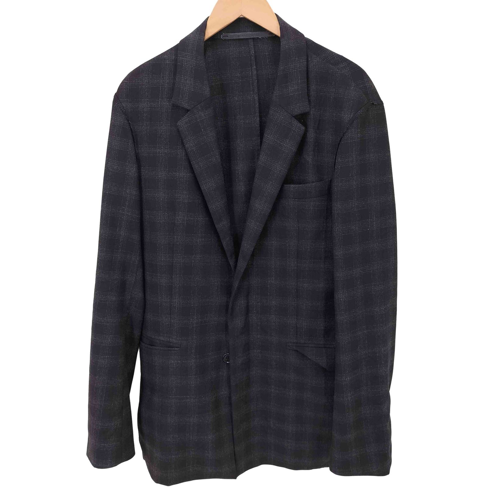 最終価格 定価14万 新品未使用 KRISVAN ASSCHE 春夏ジャケット クリスヴァンアッシュ KRIS VAN ASSCHE バージンウール 比翼