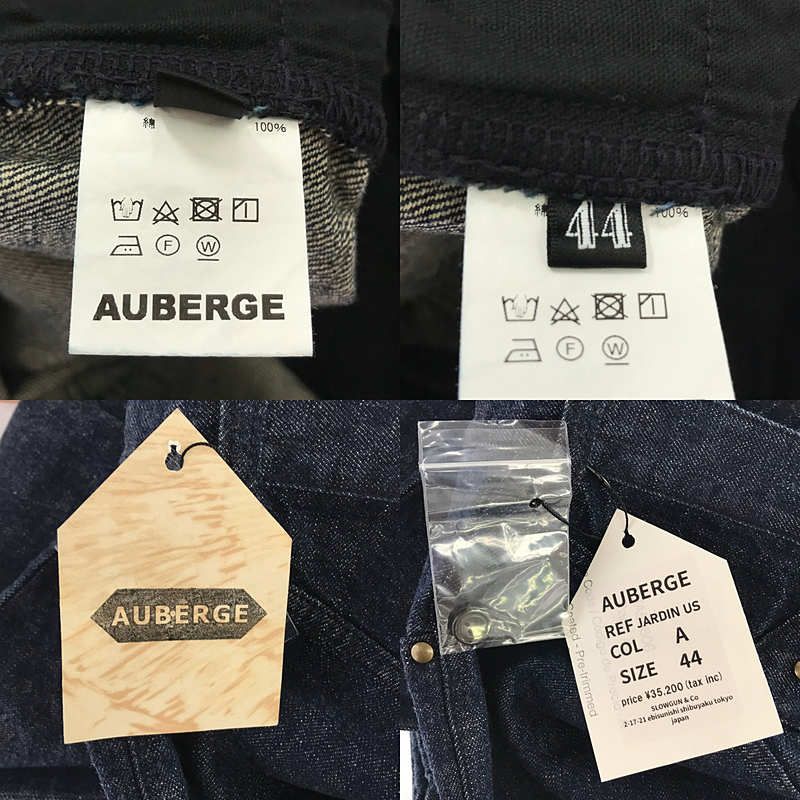 美品】 AUBERGE / オーベルジュ | JARDIN US / シンチバック デニム