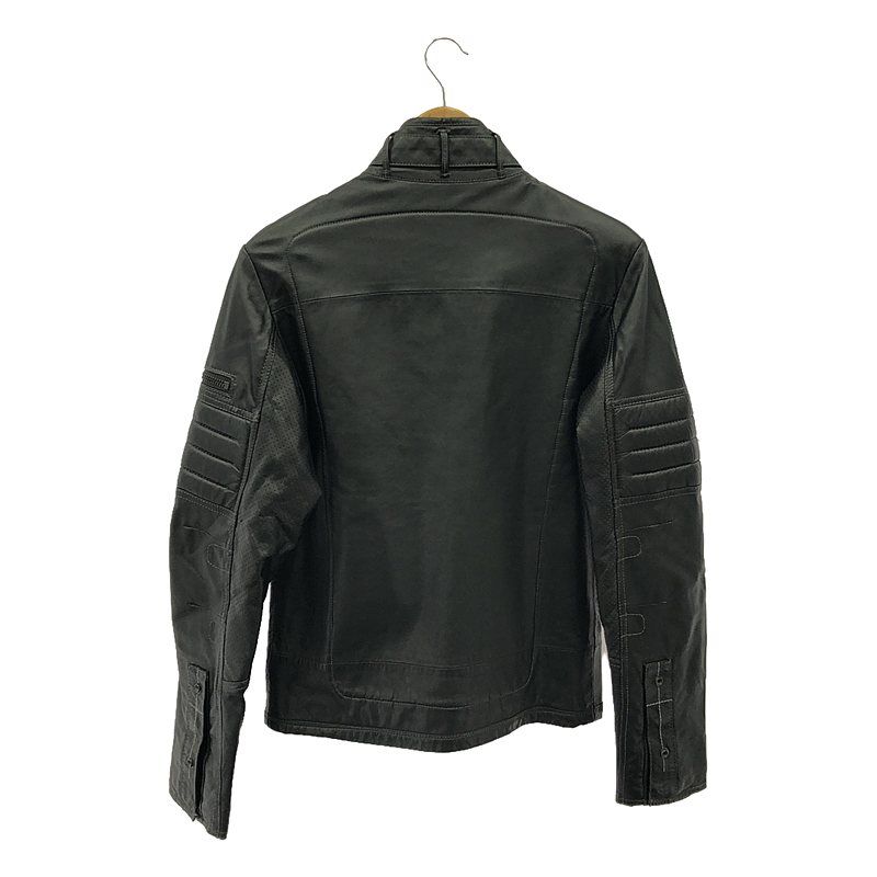 G-STAR RAW レザーシングルライダース G-STAR RAW 革ジャン ライダース Biker Leather Jacket/シングル