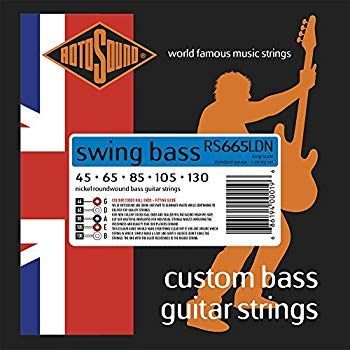 非常に良い ROTOSOUND|ロトサウンド ROT-RS665LDN 45-130 5弦用ベース弦 2mvetro