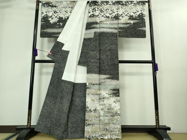 白山工房 牛道紬 袋帯 白山工房 本場牛首紬】 石川県指定無形文化財 本