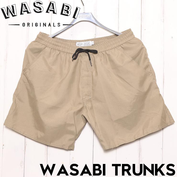 ハイブリッドショーツ ハーフパンツ WASABI Original ワサビ WASABI TRUNKS BEI 日本代理店正規品