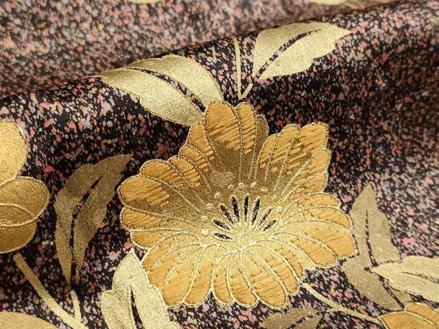 訪問着 流水草花文 たたき染め 金彩 正絹 逸品 - メルカリ