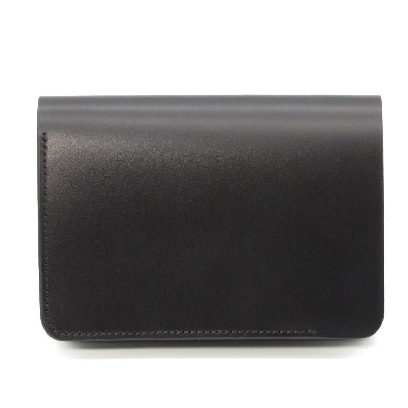 美品 forme フォルメ ミニ財布 ボックスカーフ flp-26 Short Wallet ILCEA社 二つ折り 日本製 ILCEA  Black×DOUBLE 80006856 - メルカリ