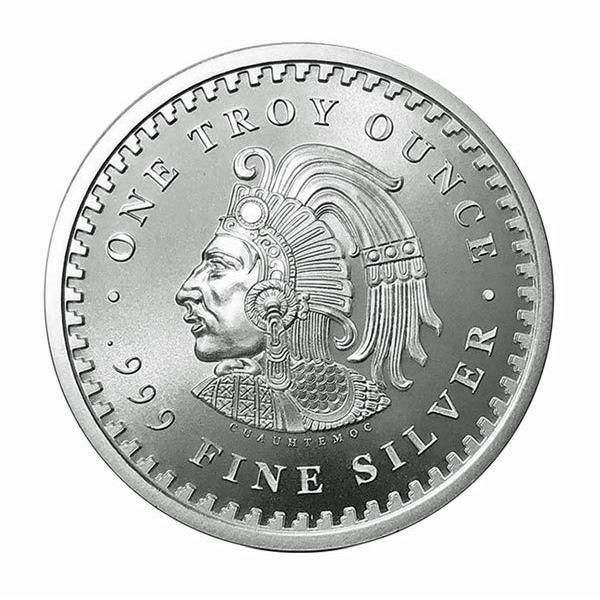 メキシコ アステカ カレンダー シルバーラウンド銀貨 1オンス