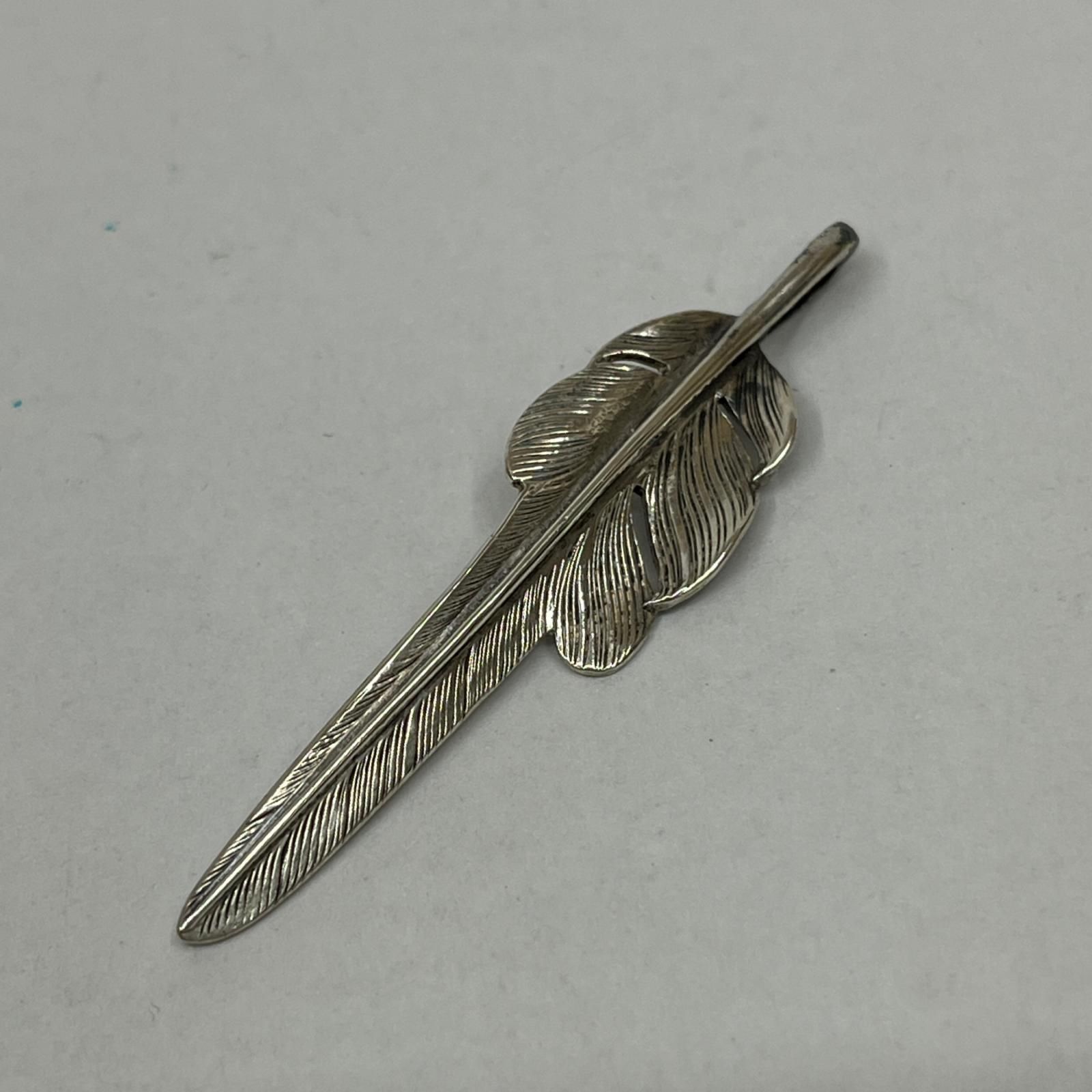 LARRY SMITH ラリースミス シルバー フェザー ペンダントトッ