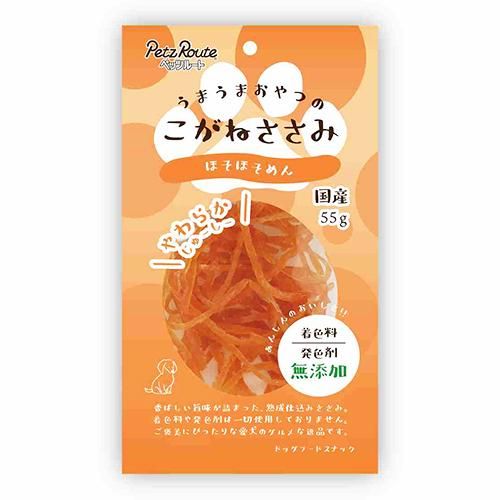 同梱不可 60個セット ペッツルート こがねささみこがねささみほそほそめん55g
