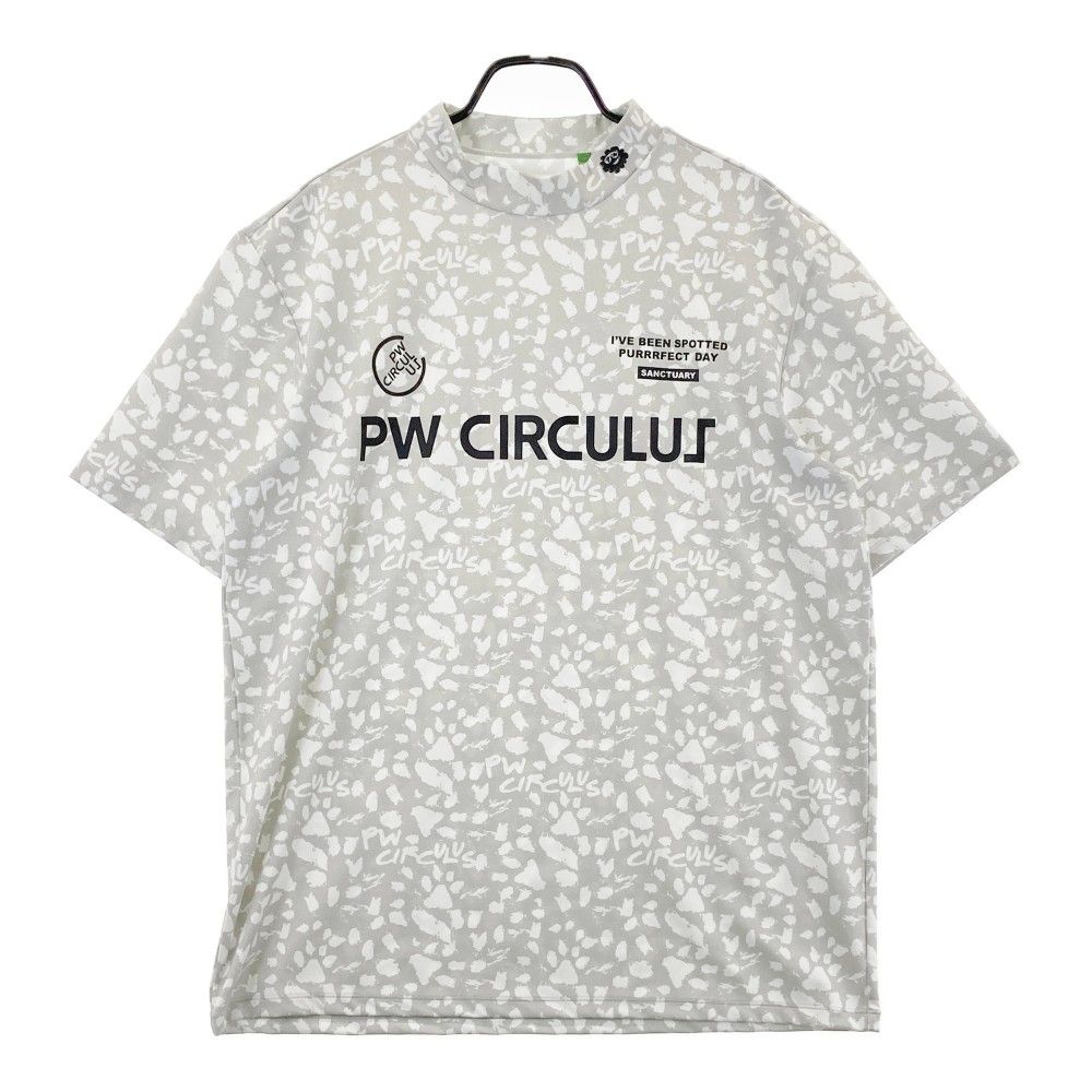 サイズ：LL PW CIRCULUS ピーダブリュサーキュラス モックネック 半袖T