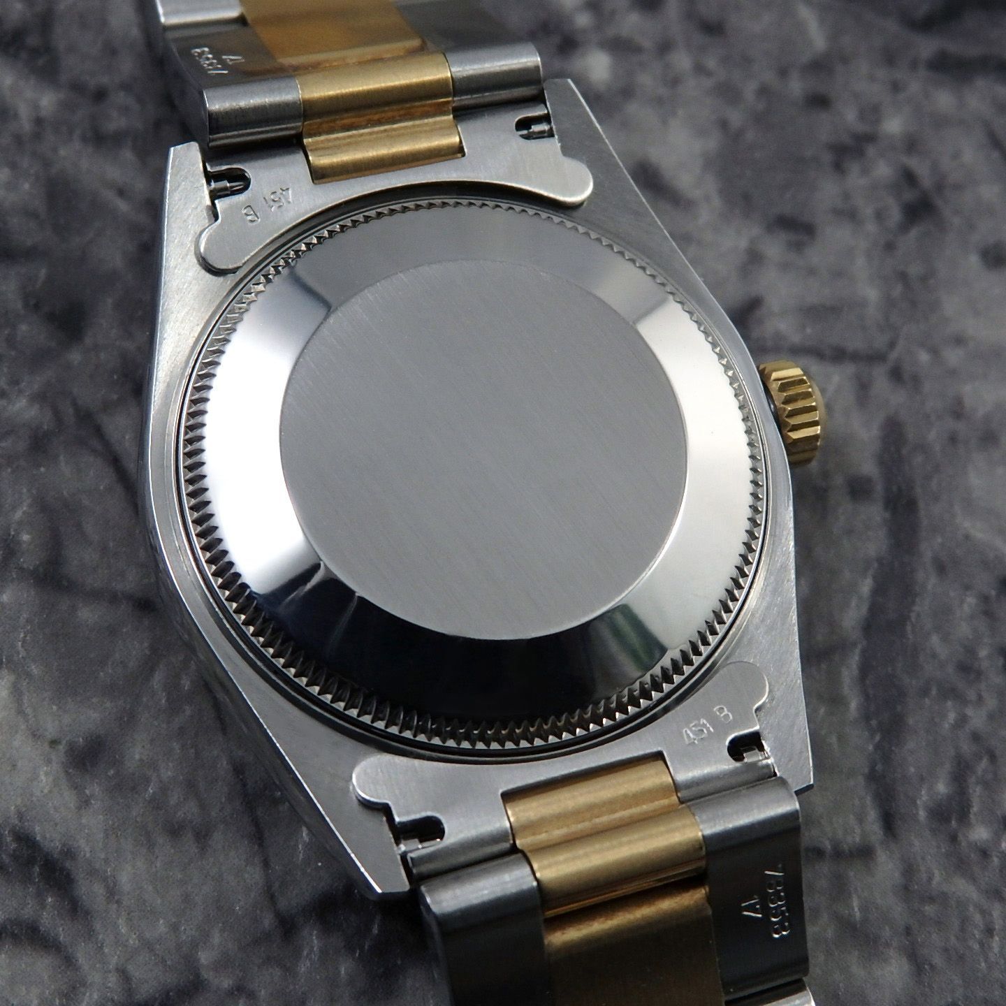 ロレックス ROLEX オイスターパーペチュアル 67483 YG/SS コンビ 