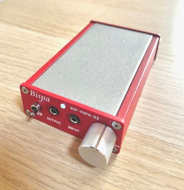 Bispa ビスパ ポータブルヘッドホンアンプ BSP-PHPA-03R カスタム仕様