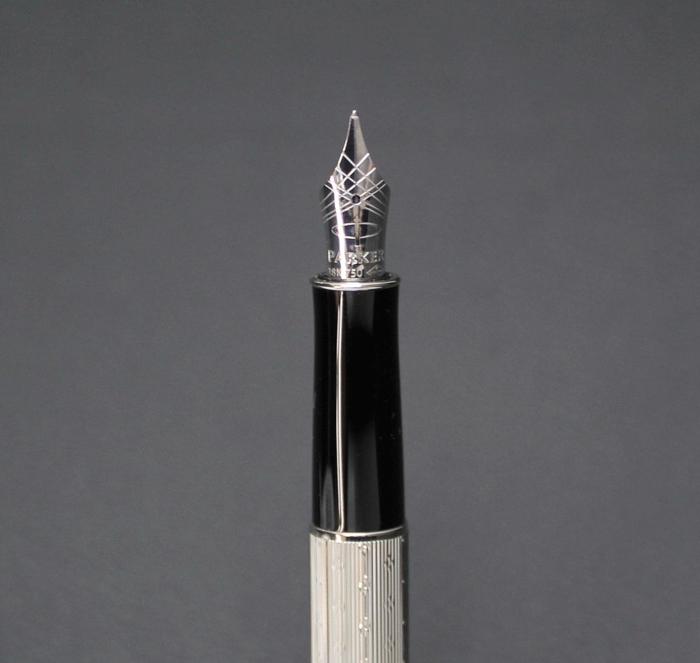 パーカー万年筆 ソネット 750 シルバー 18K ペン先F（細字） 【公式通販】